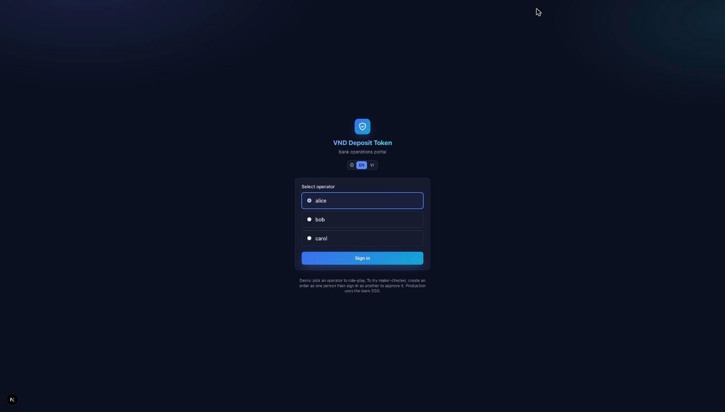 Operations portal login