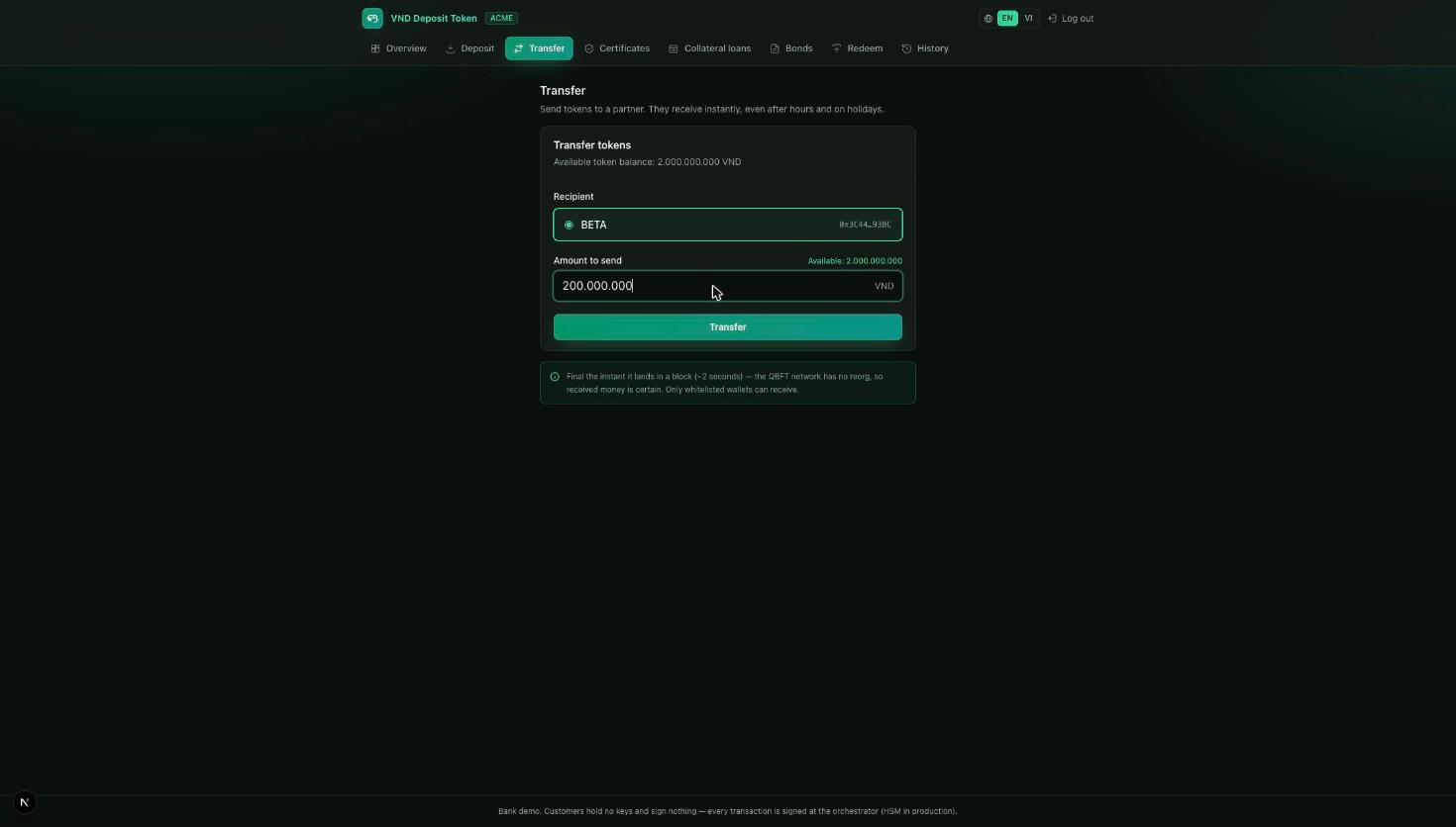 Transfer form